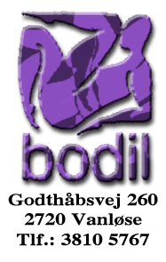 Bodil design - Telefon: 38 10 57 67